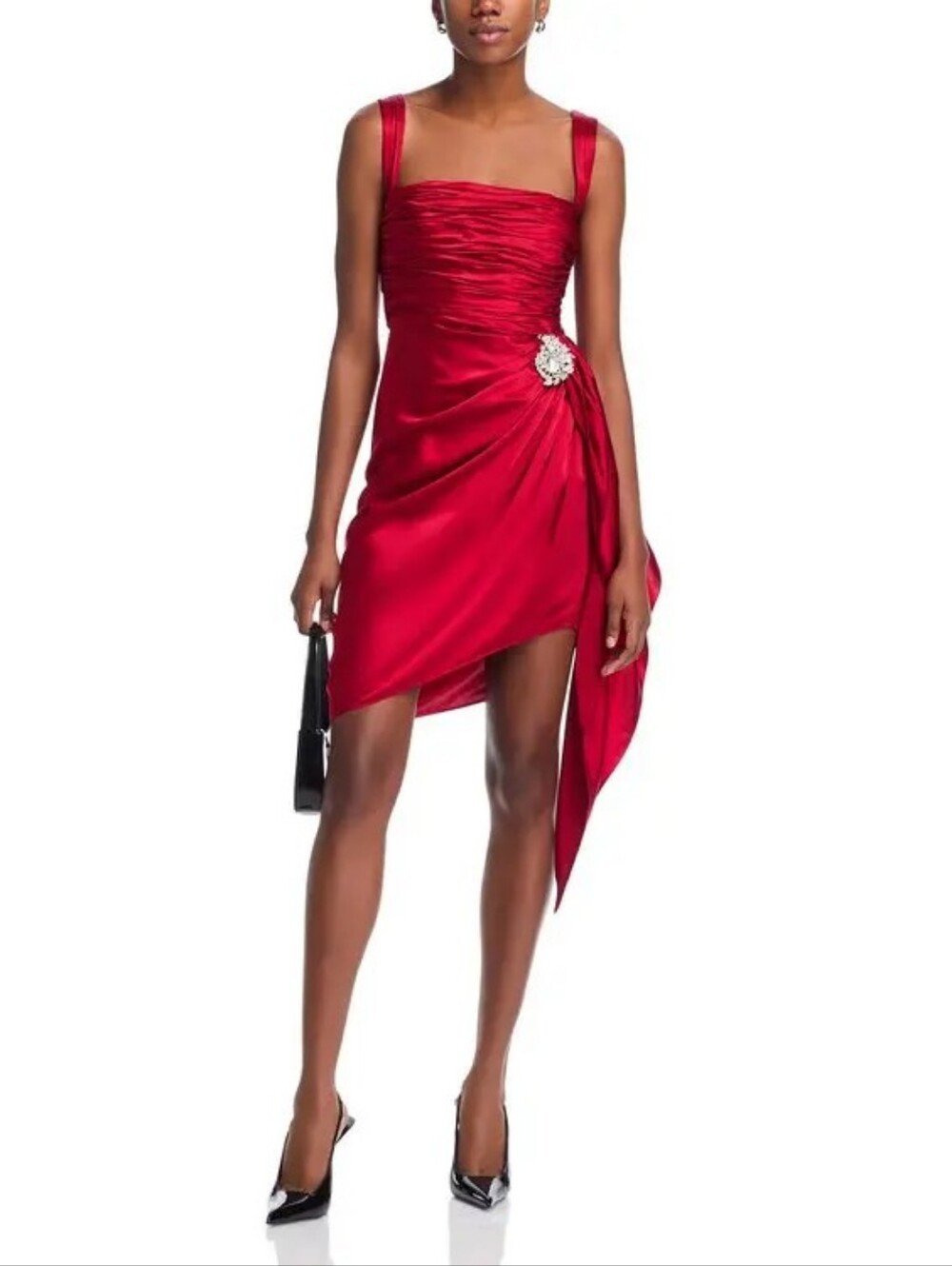 Cinq A Sept Tate Dress In Red Currant - Picture 4 of 7